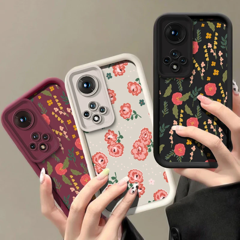 حافظة لهاتف شاومي 15 Ultra 17 Pro Max 13 12 11 Lite 5G NE 14T 15T Pro 13T 11i غطاء مطبوع عليه زهور مقاوم للصدمات #1