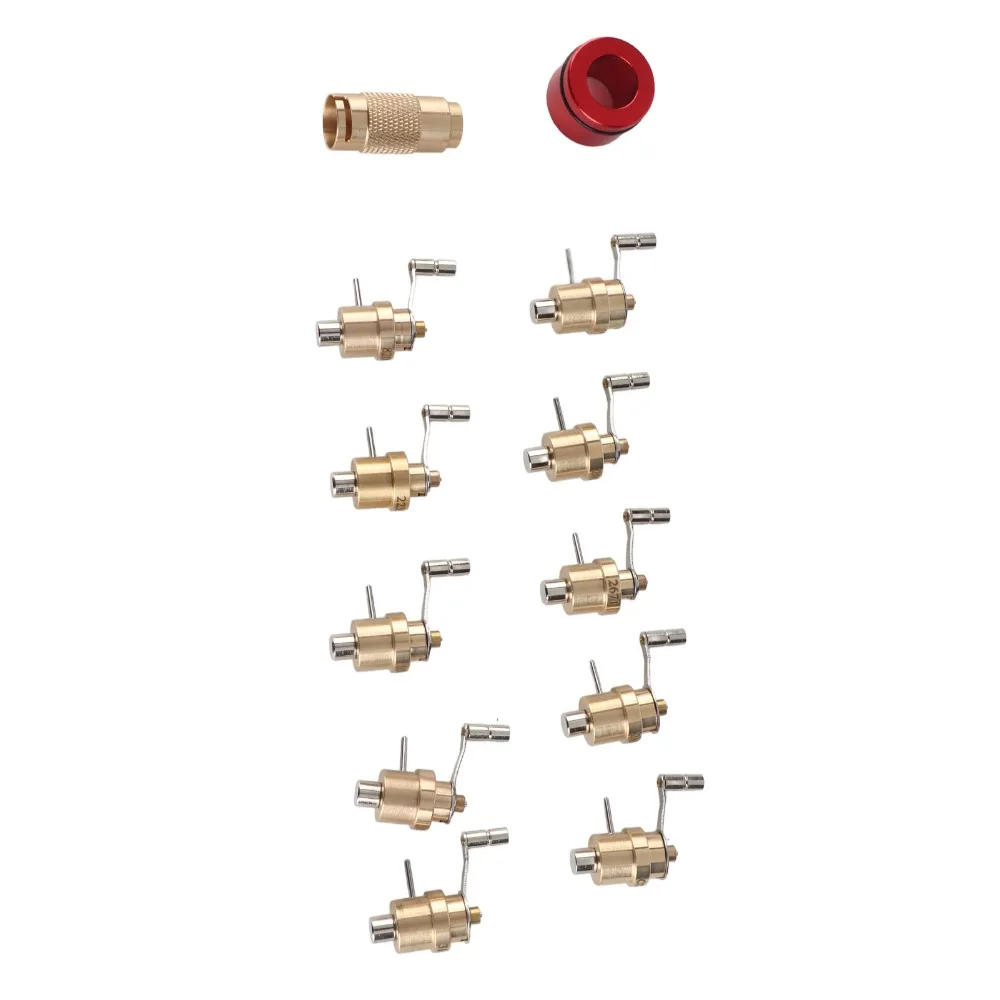 10Pcs Full copper material Mainspring Winder Manual type Precision design Mainspring Coiler Solid structure