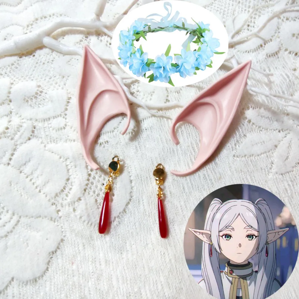 

Frieren: Beyond Journey's End Cos Clip Ear Pins Cosplay Earrings Halloween Costume Anime Prop Jewelry Accessories