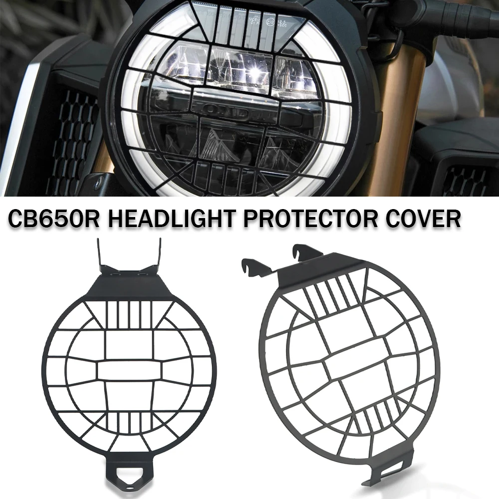 FOR HONDA CB650R 2018 2019 2020 2021 CB 650R New Motorcycle Accessories Vintage Headlight Protector Retro Grill Light Lamp Cover