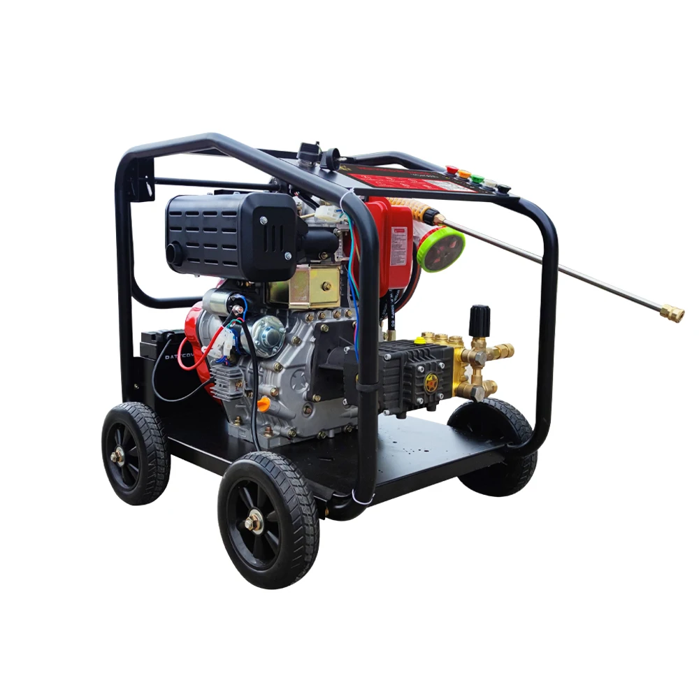 

2025High Quality Air Cooled Diesel Single Cylinder Car Washer Best Price High Pressure Cleaner Equipment Pump Motor Farms New