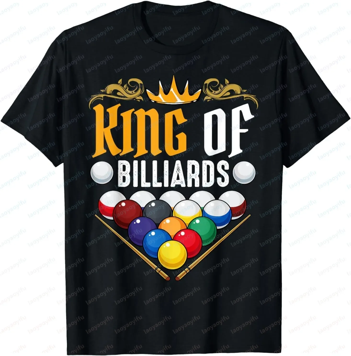 Why I Lose At Billiards Pool Player Sport Snooker Funny Design Unisex T-Shirt Streetwear Outdoor Clothing Short-sleev Summer Tee