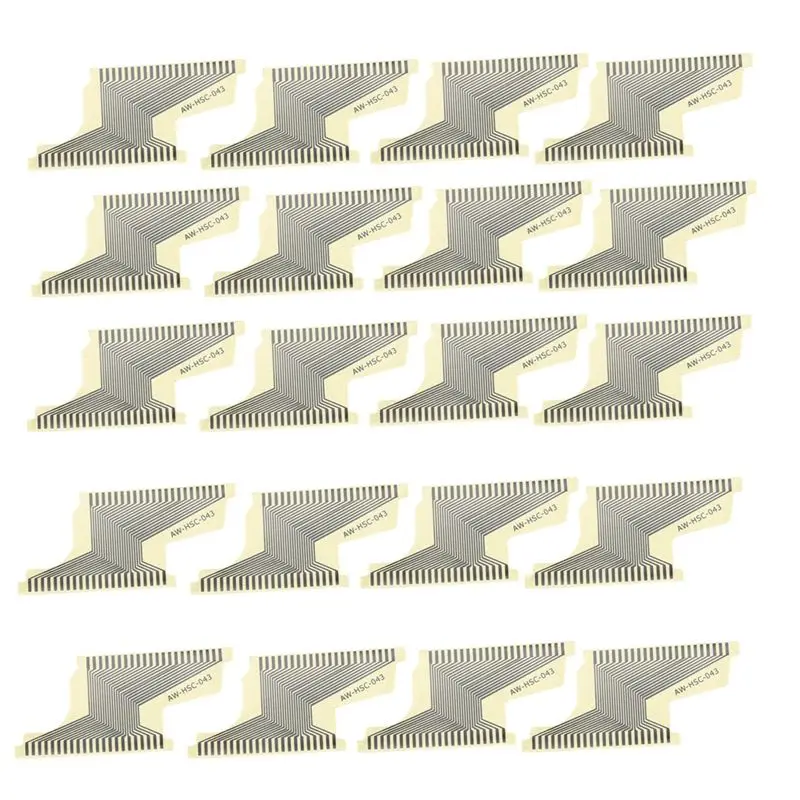 ABTC-For Opel Corsa Meriva Speedometer Pixel Repair Ribbon Flat Cable 20Pcs/Lot AW-HSC-043 Car Instrument LCD Pixel Connector