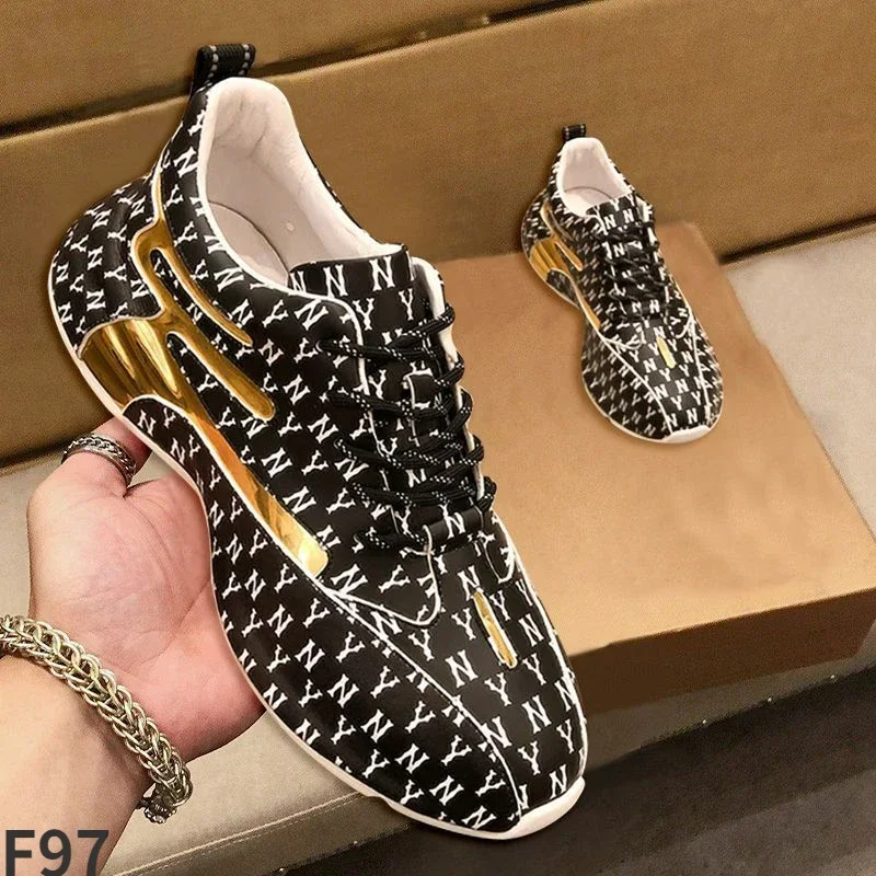 Luxury 2024 New Men's Breathable Sports Shoes Popular Low cut Thick Sole Elevated Casual Shoes Outdoor Running Shoes sneakers