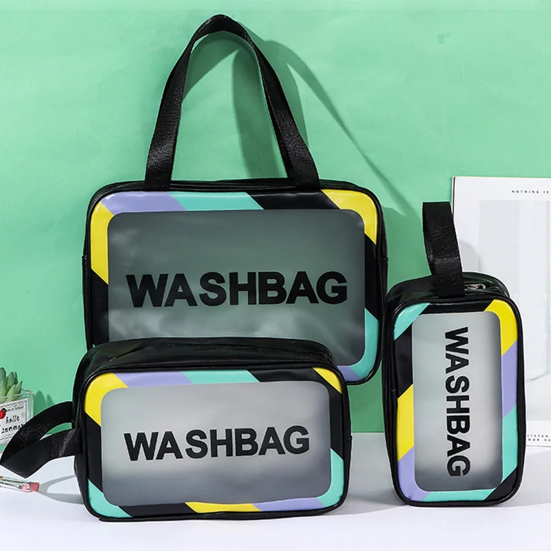 Internet Celebrity Waterproof Cosmetic Bag2023Storage Bag Large Capacity Portable Travel Wash Bag Cosmetics Storage Bag