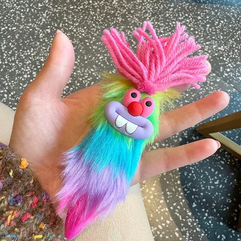 4 Stück bunte süße Plüsch-Kaninchen-Kugelschreiber in Schwarz für Schüler oder Büro, Schreiben, Schreibwaren, Studentenprüfungsstifte – Detail 4