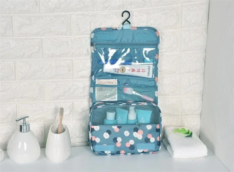 Multifunktionaler Reisehaken, Kosmetiktasche, wasserdichte Aufbewahrungstasche für Toilettenartikel, Beauty-Organizer, Damen-Badezimmer-Aufbewahrungstasche – Detail 5