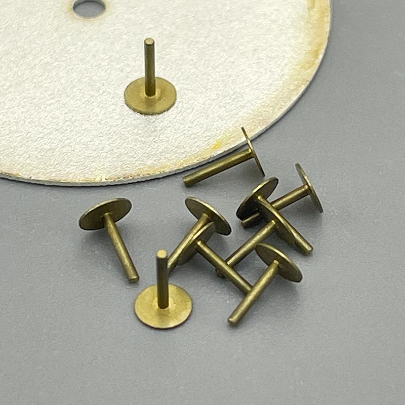 

2/5/10/20PCS Watch Dial Pin 0.6mm Diameter Copper Material Fits NH35 NH36 Dial Fixed Dial With Locating Foot Repair Dial Parts
