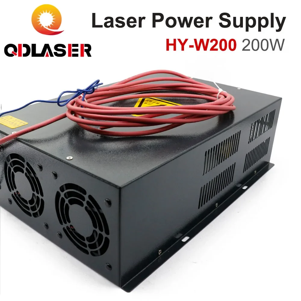 QDLASER HY-W200 200W CO2 Laser Power Supply PSU for 180W 200W Tube Engraving Cutting Machine Parts