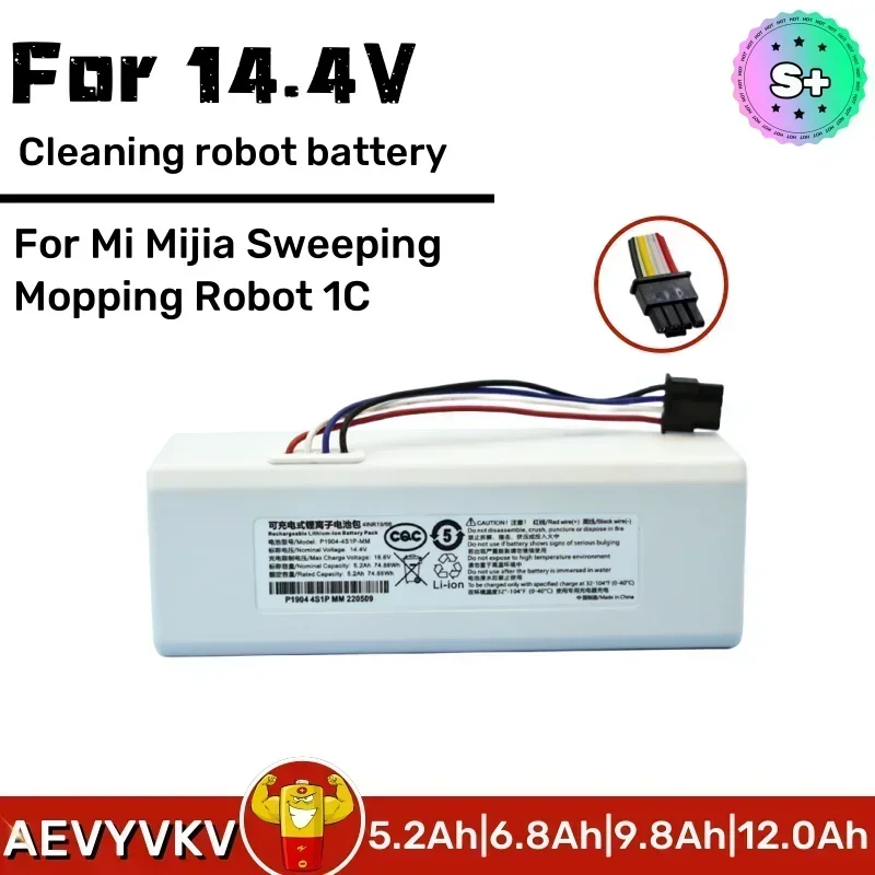 for Xiaomi Robot Battery 1C P1904-4S1P-MM Mijia Mi Vacuum Cleaner Sweeping Mopping Robot Replacement Battery G1l