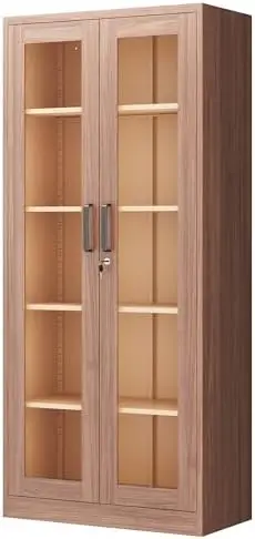 Display Cabinet with Glass Doors, 71 Inches Metal Curio Storage Cabinets with 4 Adjustable Shelves, Locking Glass