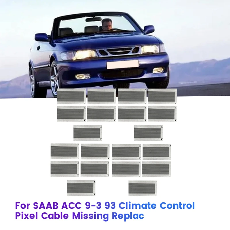 

20 шт./лот, диагностический ленточный кабель для приборной панели, ремонт мертвых для SAAB ACC 9-3 93, кабель климат-контроля, отсутствующие запасные части