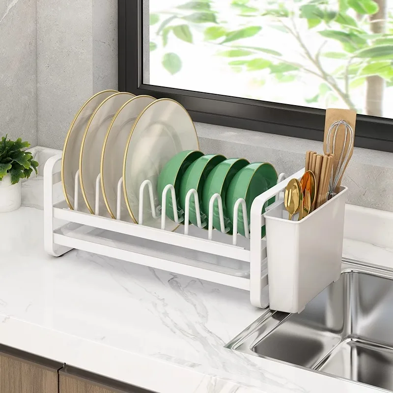 

kitchen pull-out bowl rack stainless steel cabinet drawer bowl rack drainage storage rack
