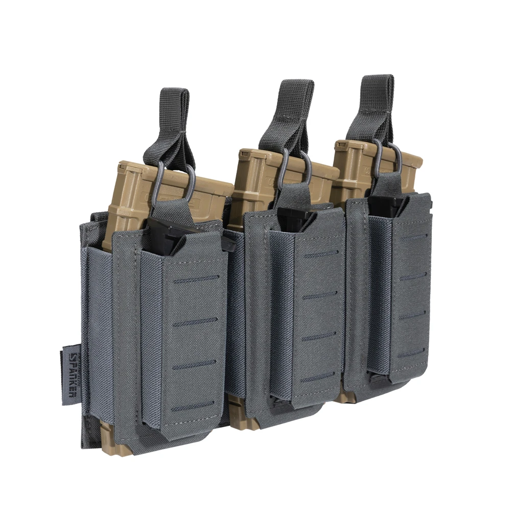 Triple Mag Pouch Open-Top Rifle Mag Pouches und Pistolenmagazintaschen für M4 M16 AK Molle Rucksack Airsoft Gear – Detail 12