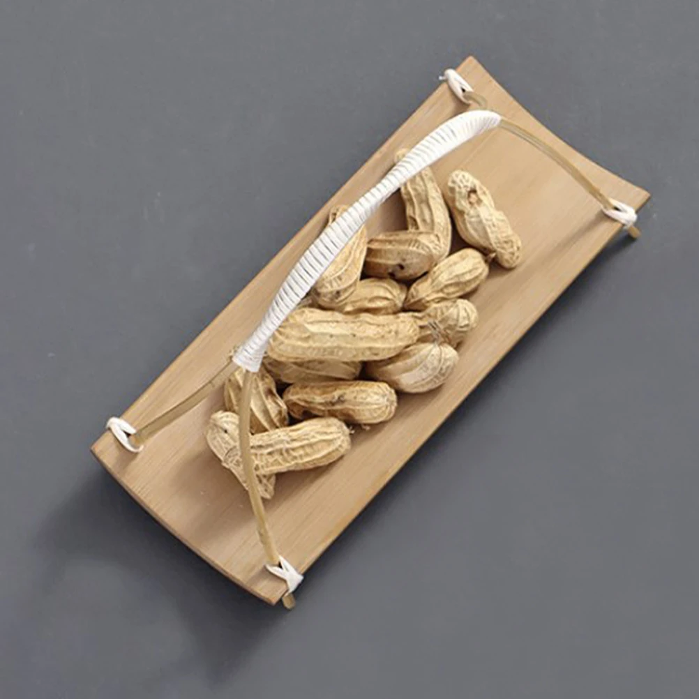 

Bamboo Tea Towel Holder Decorative Tray Snack Serving Kitchen Holders Food Plate Fruit Rustic Bamboo Tray Hand Towel Holder