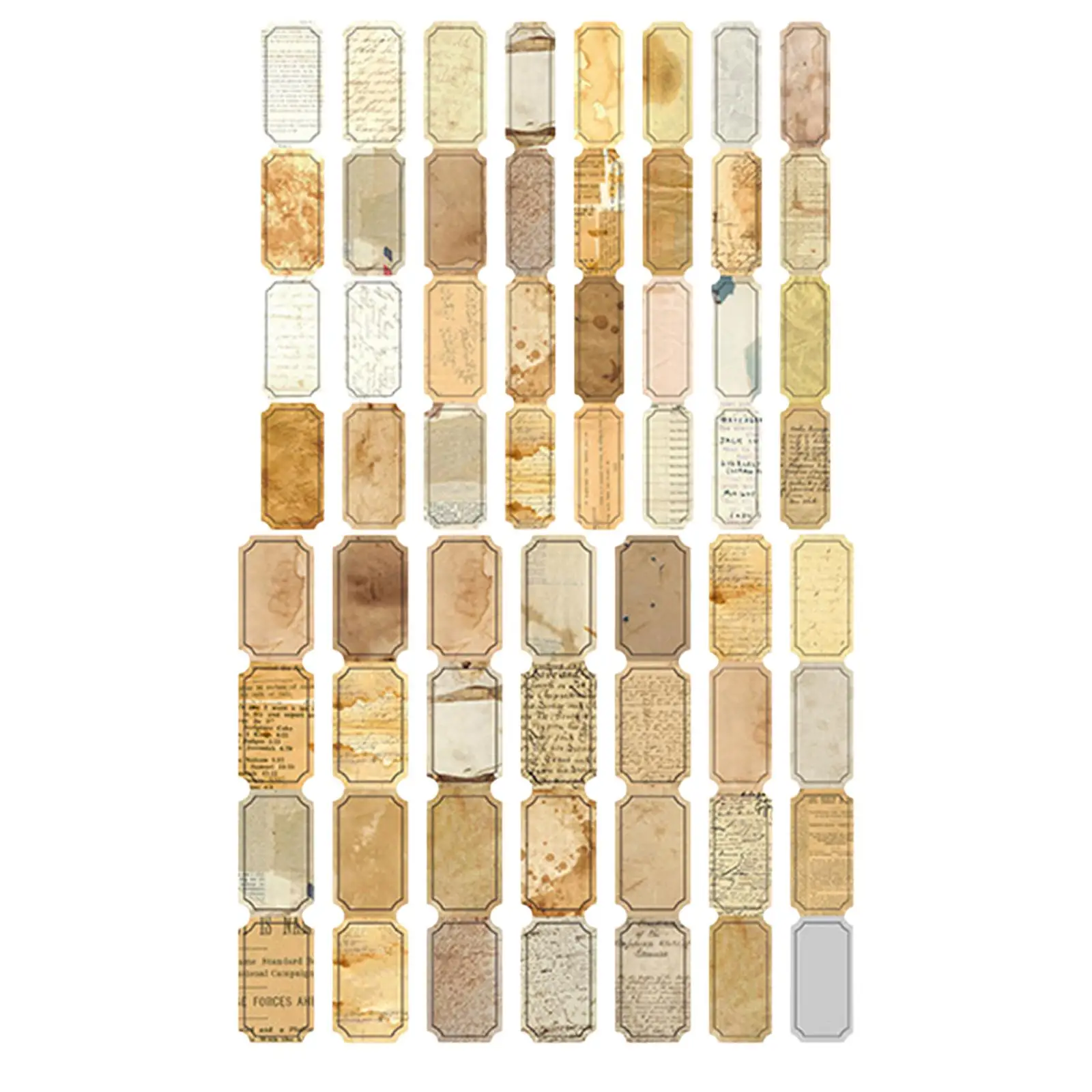 Scrapbook Stickers Vintage Decoration Paper Labels for Journal Diary Calendar Photos Books and Card Making