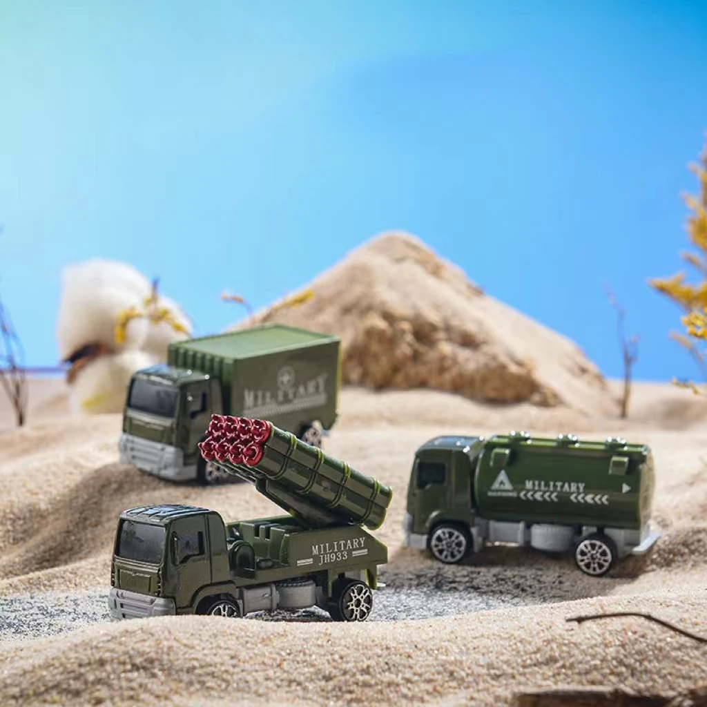 60/2000 Simulation alloy car children glide toy car engineering fire alarm car military series model pendent toys