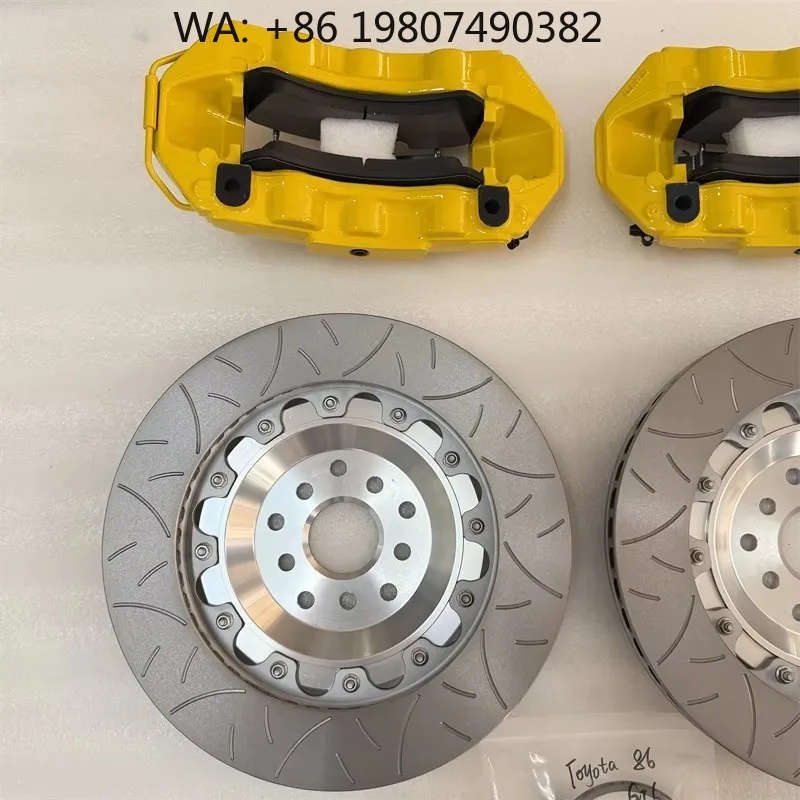 

355x32mm Brake Disc Rotor 4 Piston Racing Brake Caliper Kit High Performance Modified System For 2009-2010 Compact Sports Hatchb