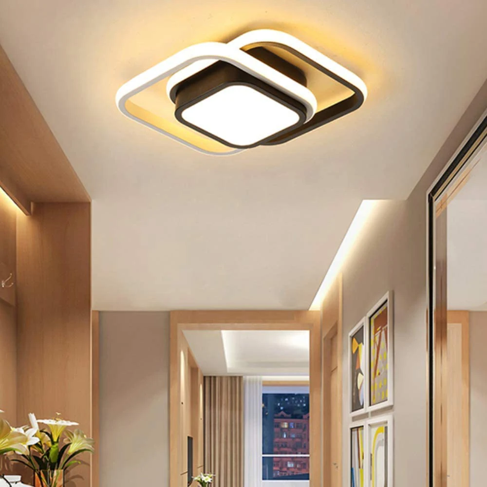 LED Ceiling Lights Modern Nordic Acrylic Lamp Home Living Room Bedroom Aisle Lamps Shade Lighting Fixture Luminaire Chandeliers