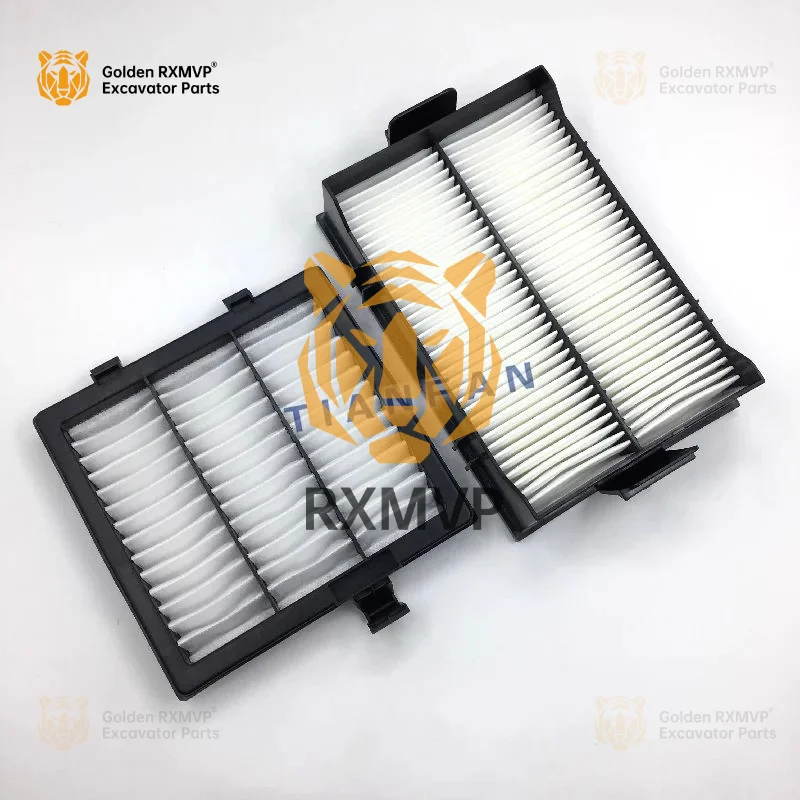 For Hitachi ZAX200 ZAX240 ZAX360 ZAX490 Air conditioning filter element lattice reticulate Filter element 450-5G-5A excavator