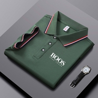 Embroidered New Men's Casual Short Sleeved Polo Shirt for Summer Fashion, Comfort, and Versatile Top