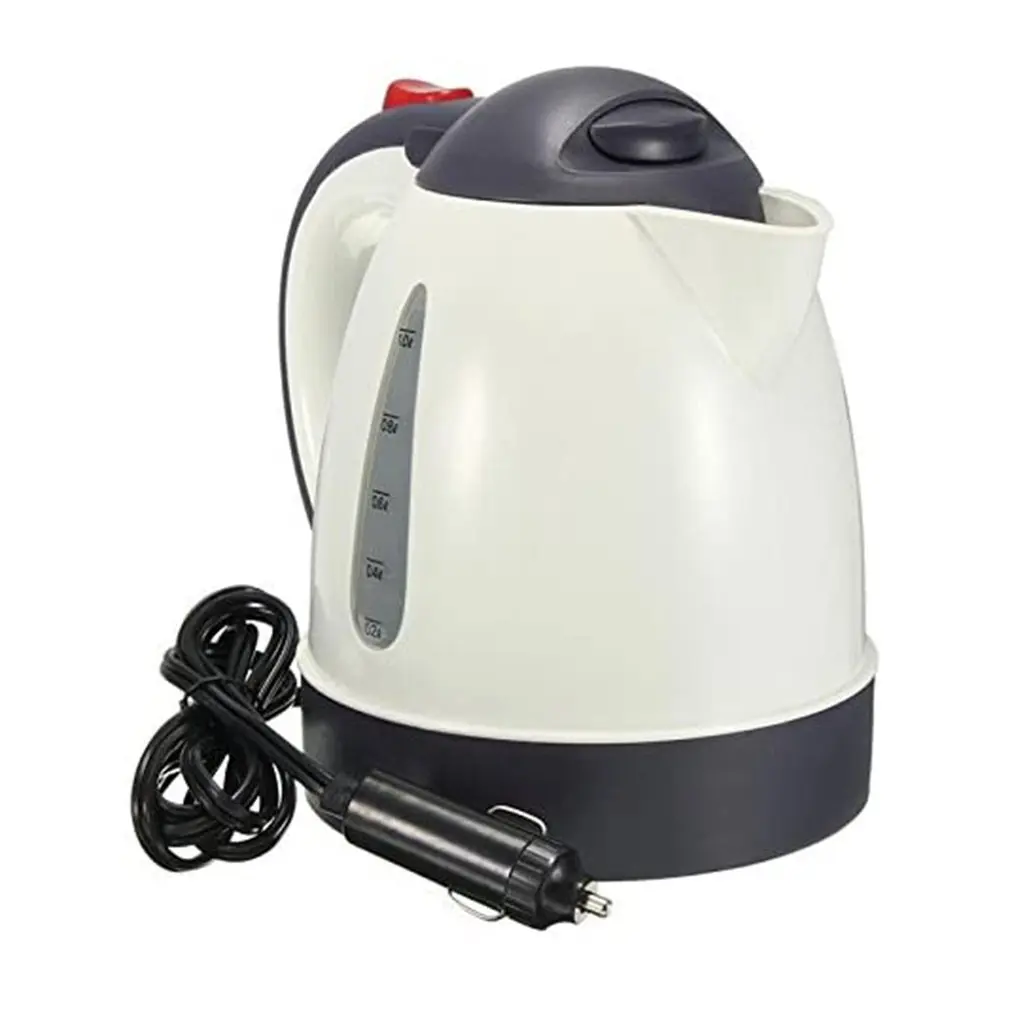 

12V 24V Vehicle Truck 1000ml Kettle Hot Water Boiled Heater for Tea Coffee Stainless Steel Large Capacity