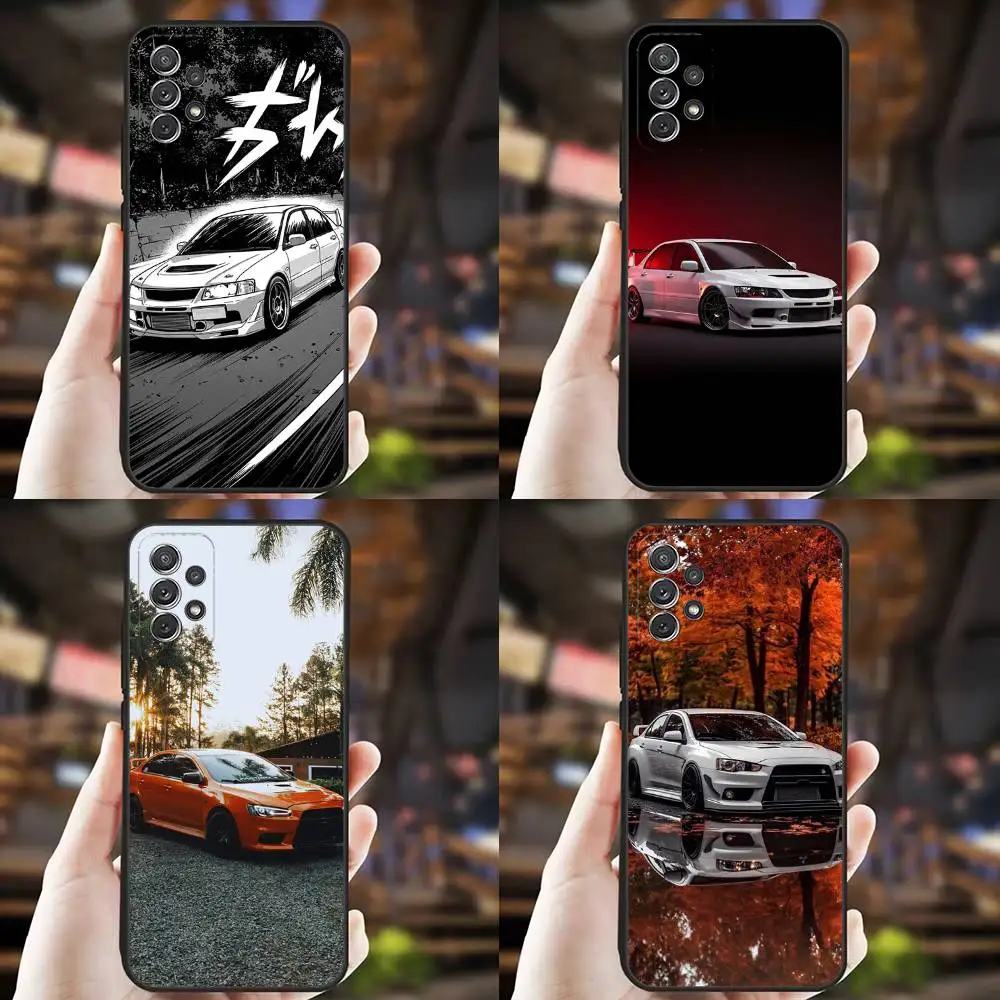 

J-JDM Car E-Evo Phone Case For Samsung S25,S24,S21,S22,S23,S30,Ultra,S20,Plus,Fe,Lite,Note,10,9,5G Black Cover
