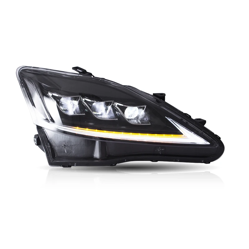 

LED Headlight With Sequential Turn Head Light 2th Gen XE20 IS 220d/F 300 350 Front Lamp 2006-2012 for Lexus IS250 Headlamp