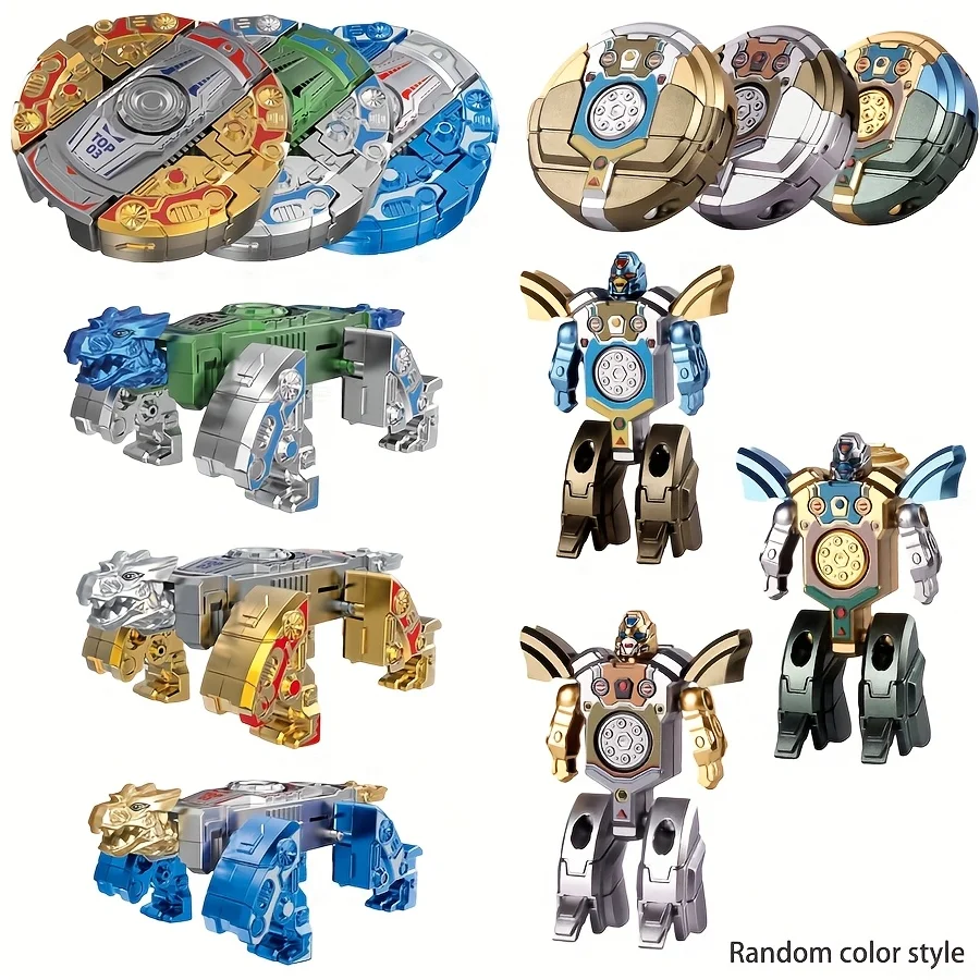 Spinner à doigt Fidget jouets transformer sensoriel créatif Antistress jouet doigt Gyro cadeau transformant chaîne Robot Spinner 2025