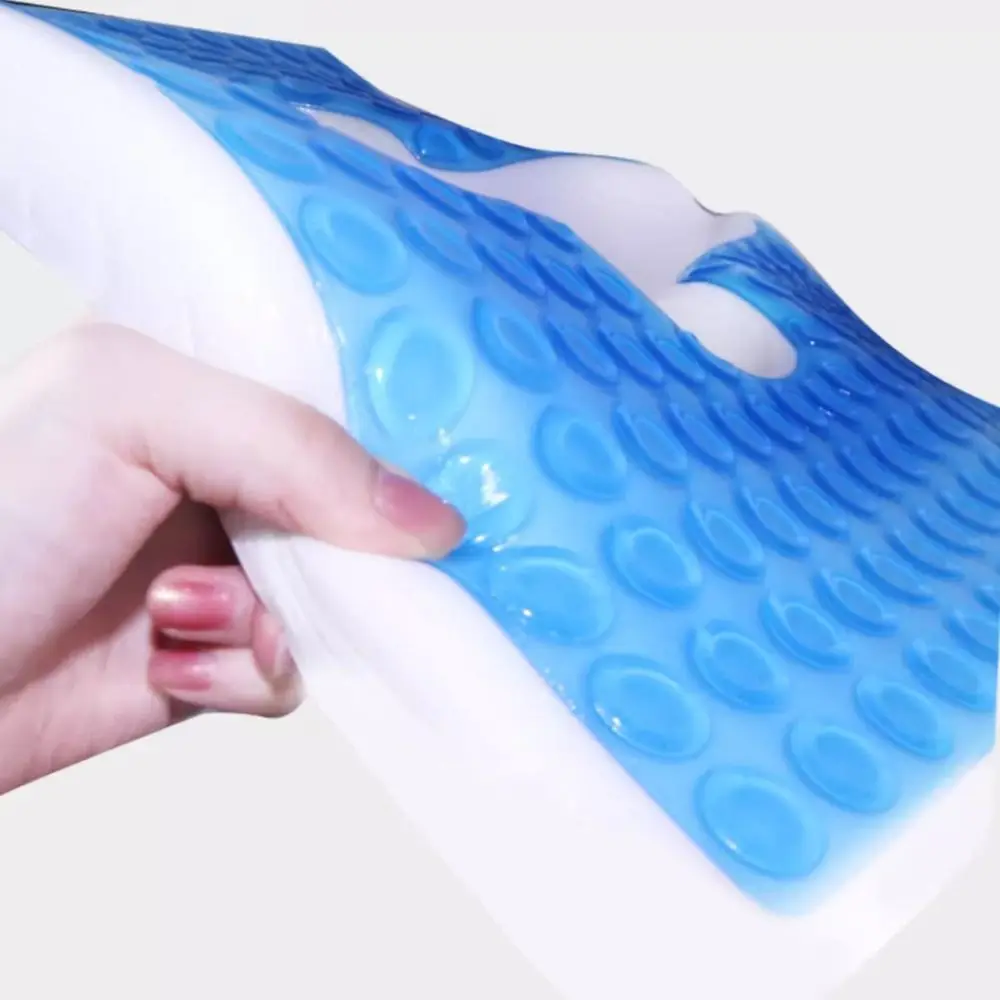 Multifunctional Anti Bedsore Gel Cushion Breathable T Shaped Elderly Butt Cushion Opening Anti Decubitus Pad