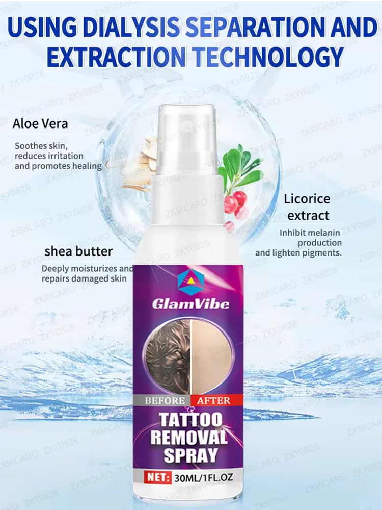 كريم إزالة الوشم السريع يخفف إزالة الوشم بشكل دائم