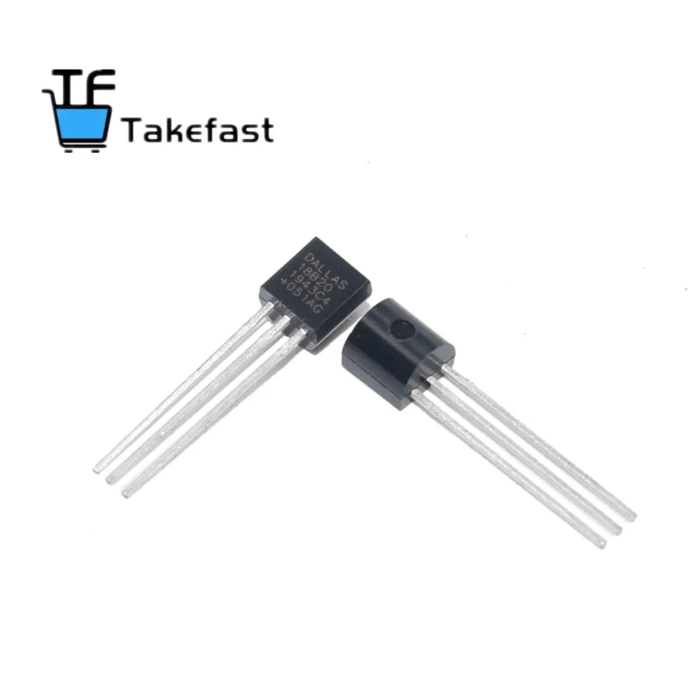 2022 DALLAS DS18B20 18B20 TO-92 IC CHIP Thermometer Temperature Sensor