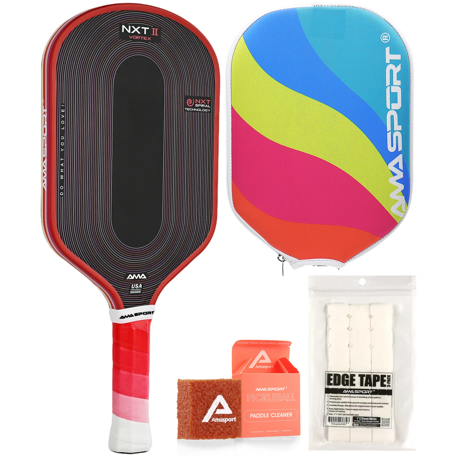 

AMASPORT USAPA Approved Pickleball Paddle With NFC Chip Technology & VORTEX Core Technology Enhancing Your Ownership Experience