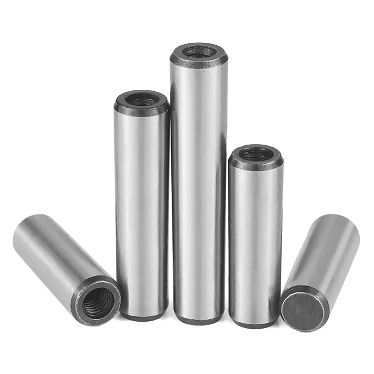 Quenched Hardened 45# Steel Single Head Internal Thread Cylindrical Positioning Pin M2.5 M3 M4 M5 M6