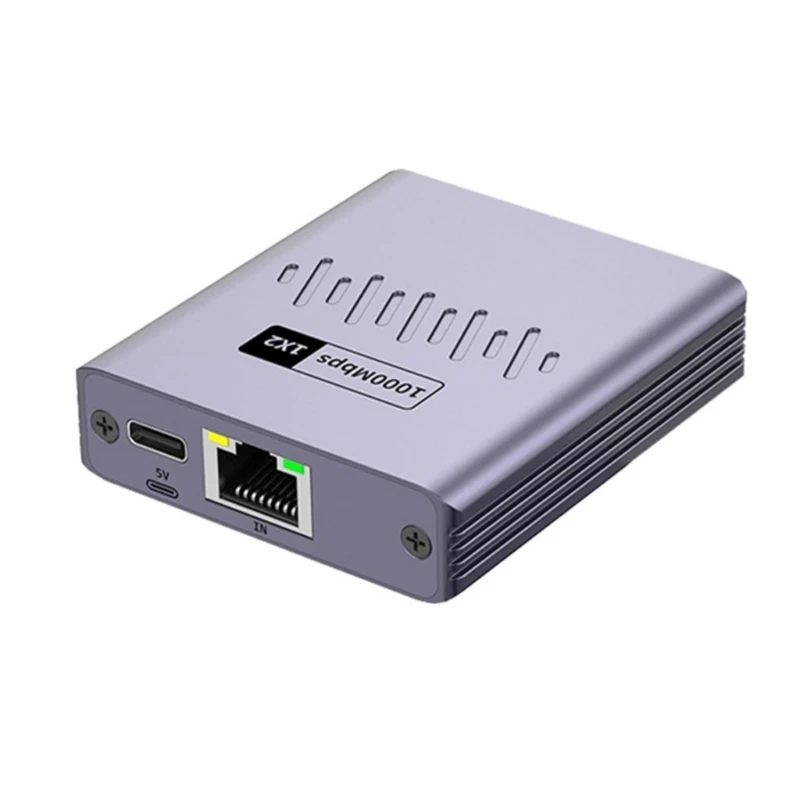 

CORA Gigabit Ethernet Splitter 1 to 2 Fast Speed 1000Mbps Internet Splitter, 1 in 2 Outputs, Splitter
