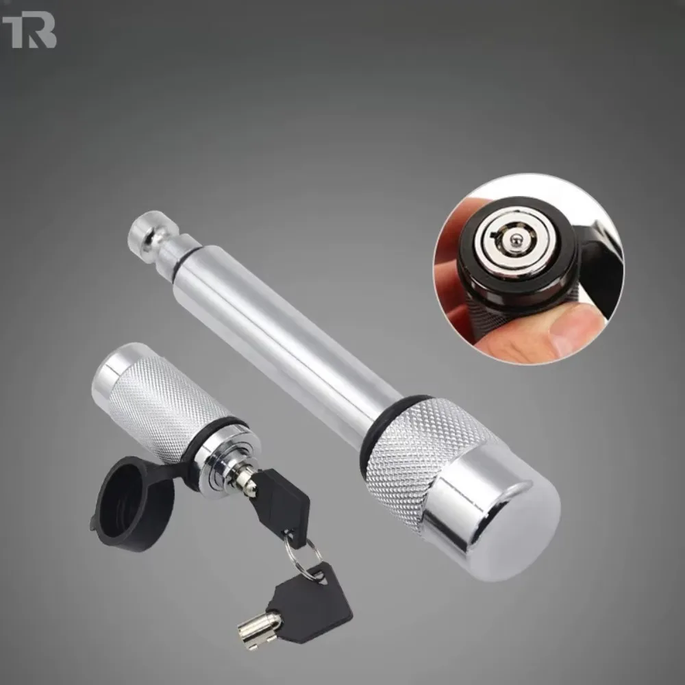 Trailer Hitch Lock Anti-Theft Tow Hitch Lock with Waterproof Cap and 2 Keys Convenient Trailer Hook Lock 2026 New