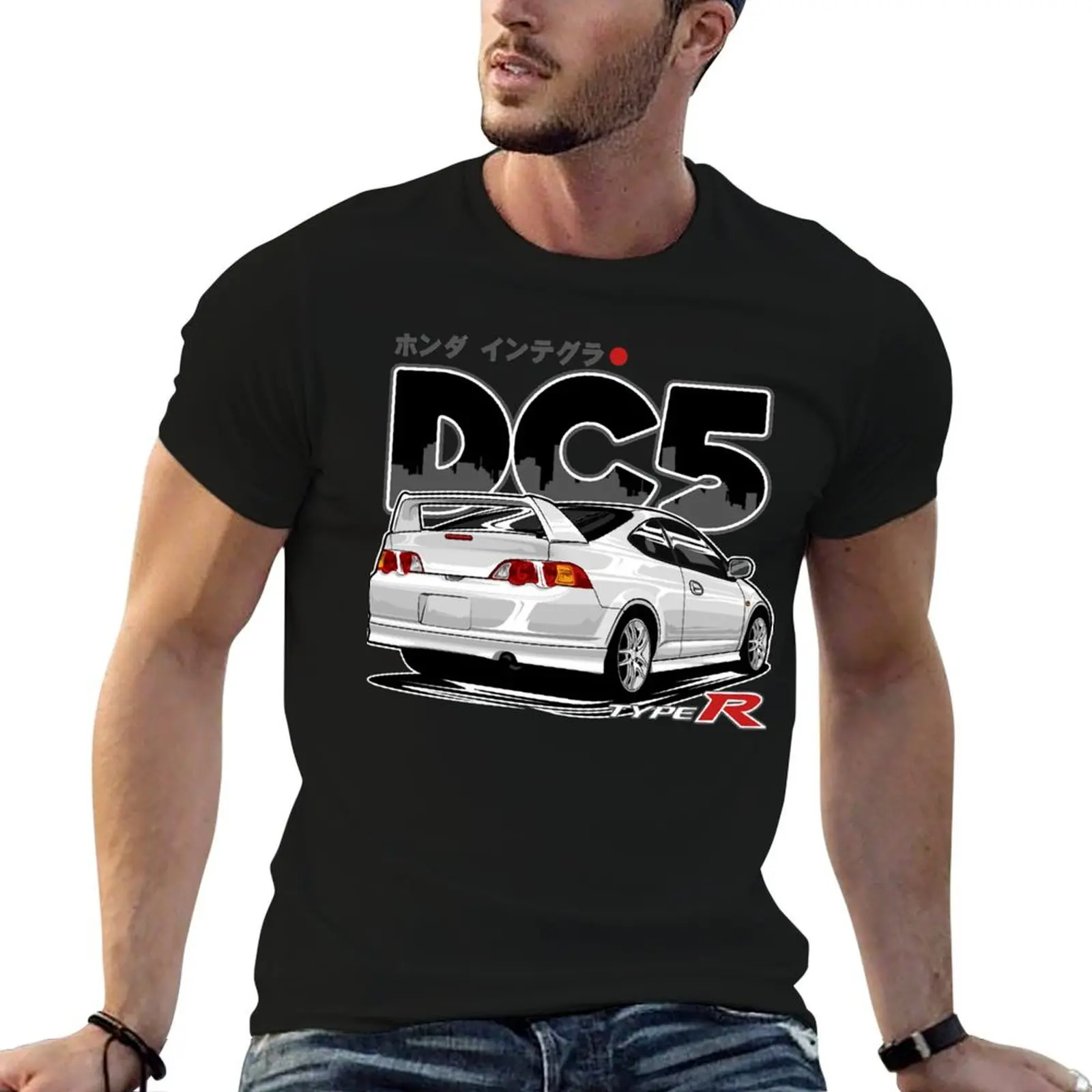 

R Integra tshirt cotton anime funny Type shirts DC5 t T-Shirt