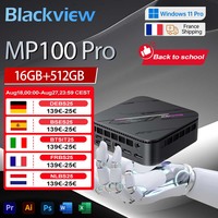 Blackview MP100 Pro Mini PC Intel 7 i3-1215U 16GB DDR4 512GB SSD WiFi 5 Windows 11 Pro 6 cores 8 threads Mini Computer BT5.2