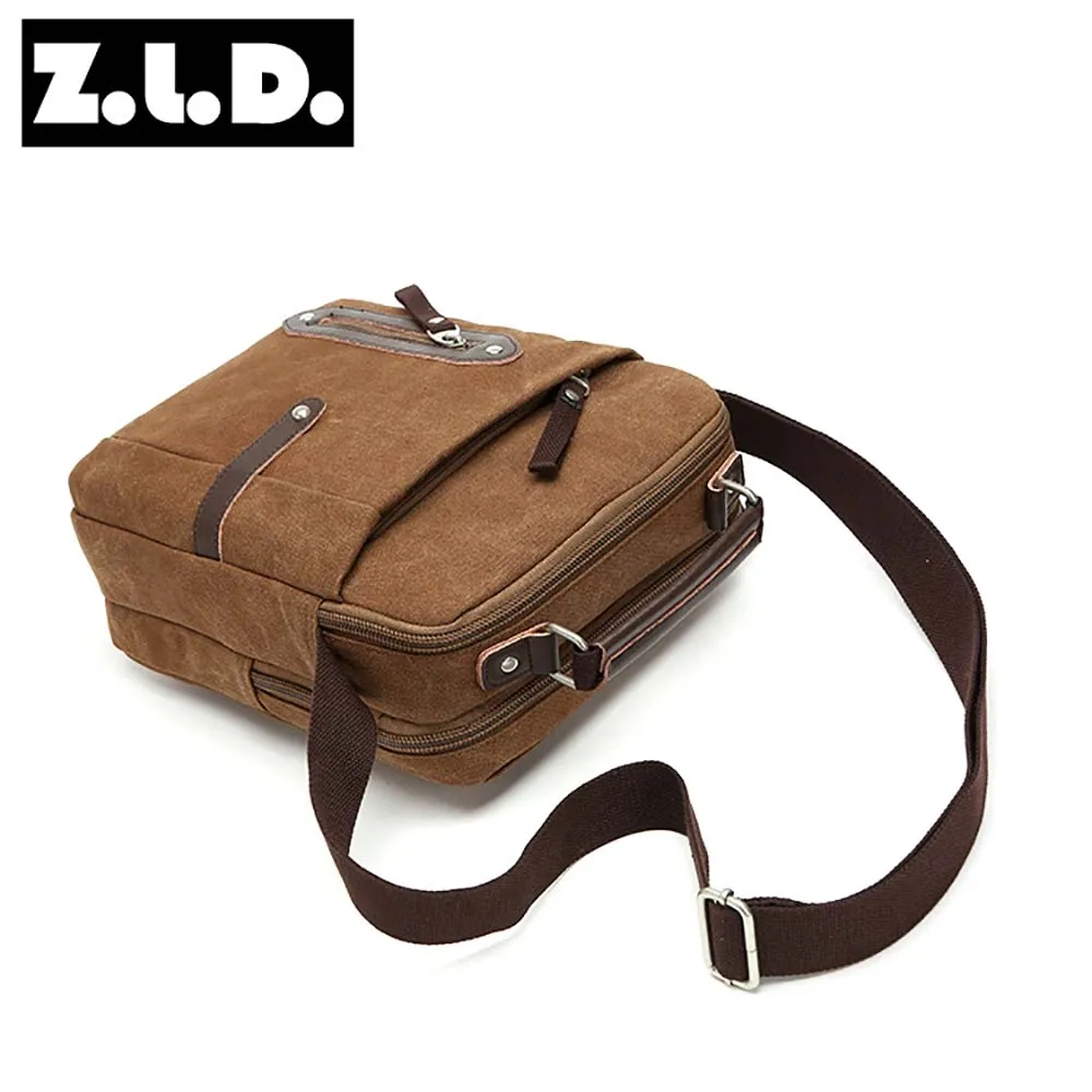 New men messenger bag canvas multifunctional portable casual handbag retro men's shoulder bag fashion men's crossbody bag