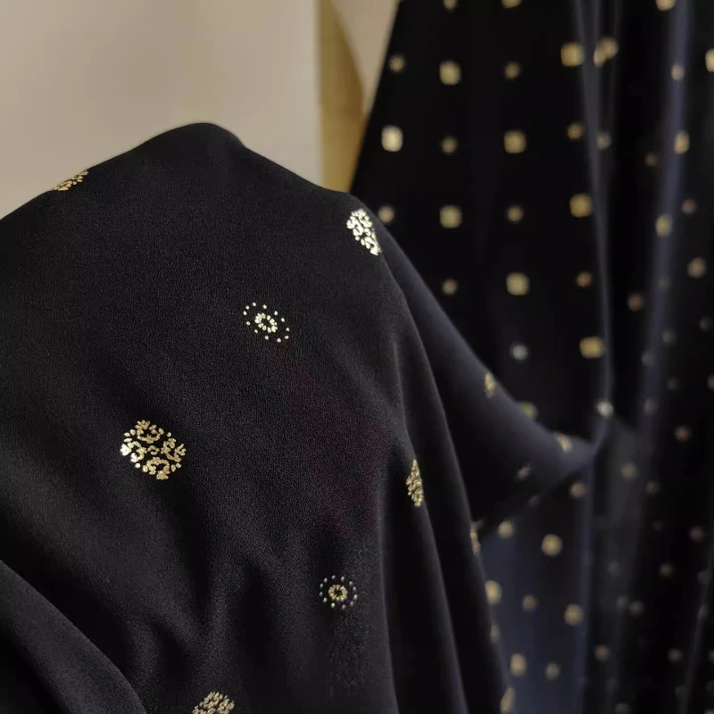 القنب الحرير الساخن ختم فستان مُزين بطباعة النسيج الربيع والخريف منتجات جديدة معلقة لا اختراق نسيج قميص هانفو #3