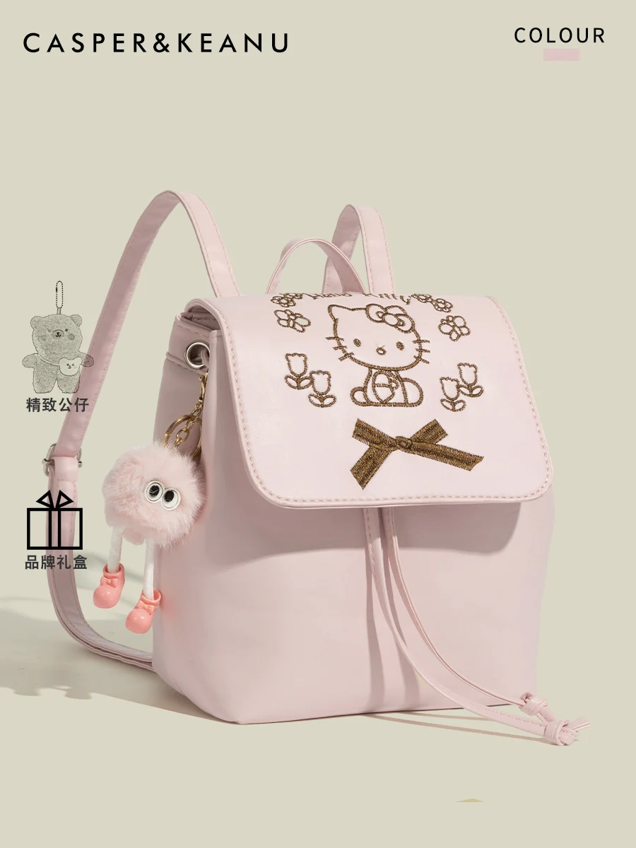 

Милый рюкзак Sanrio Hello Kitty для девочек, универсальный рюкзак для поездок, подарок для девочек на день рождения