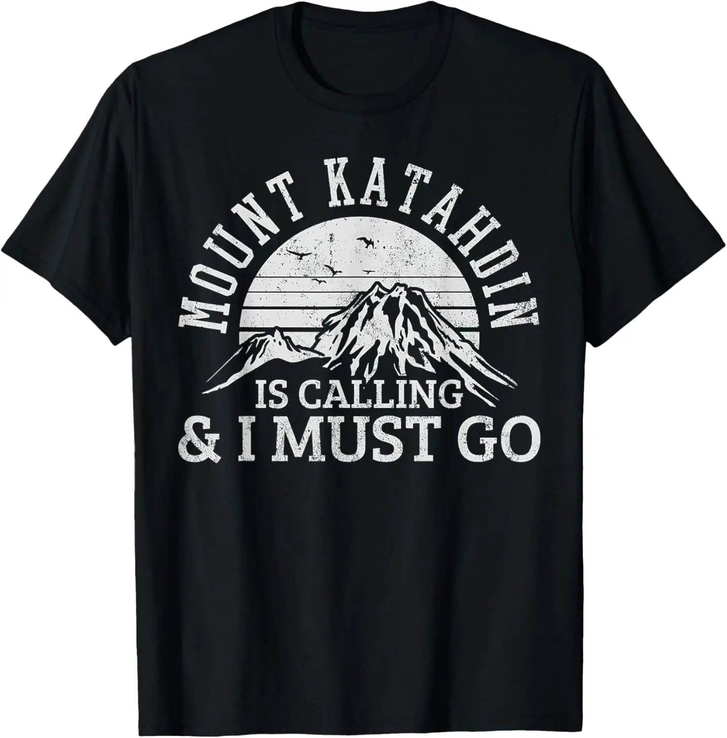 Mount Katahdin Mountain Hiking Rockclimbing T-Shirt