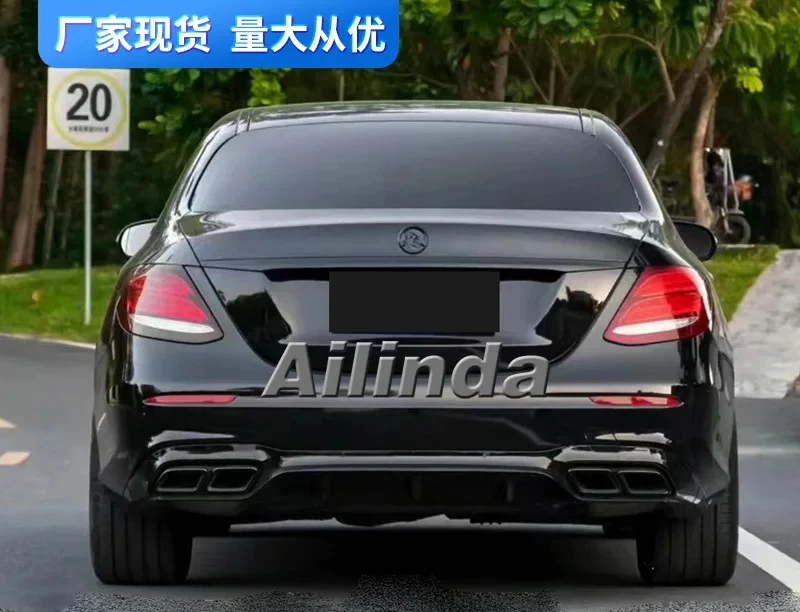 Applicable to Benz E-Class W213 2018-2020 Modified Executive Version AMG Surrounded Kit Front Bumper Medium Network