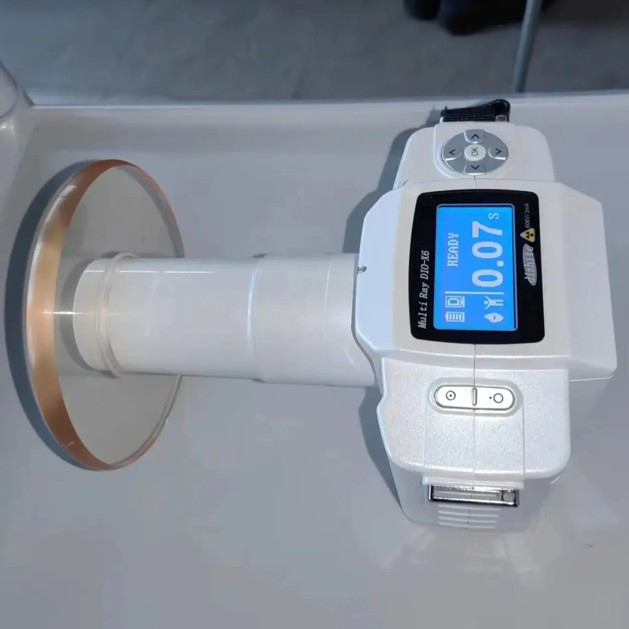 3C Certified Glass Backscatter Shield & Long Cone for  DIO-XX/DIO-X6/DIOX602 Portable Dental X Ray Machine - view 4