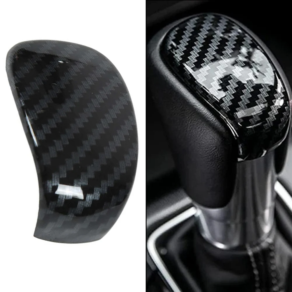 Shift Knob Overlay Gear Shift Knob Cover Sporty Luxury Style Tool-free Installation Seamless Integration For Daily Driving Use