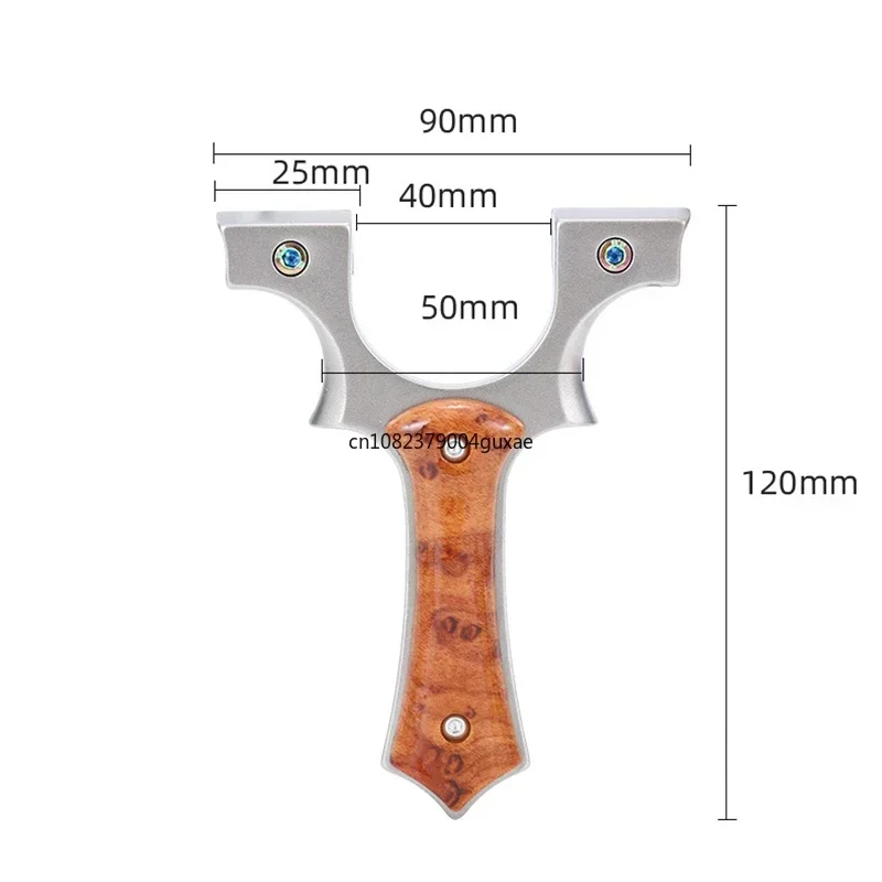 Lance-pierre laser en acier inoxydable, bande de caoutchouc plate en métal, tir SlTrinity de haute précision, accessoires de tir à pression rapide