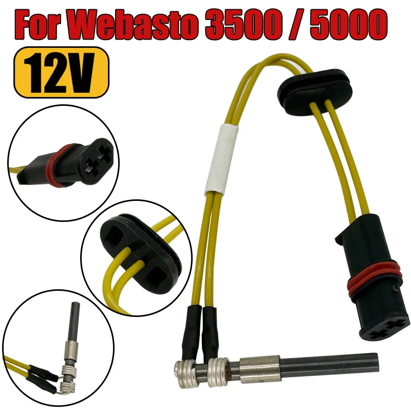 

91370B 12V Ceramic Needle Car Diesel Parking Heater Glow Plug Candles For Webasto Air Top 3500 5000 Air Heaters Accessories