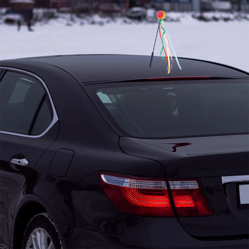 

3Pcs Vehicle Antenna Ball Eye-Catching Sturdy Auto Exterior Decorations Car Antenna Decoration Exterior Decorations