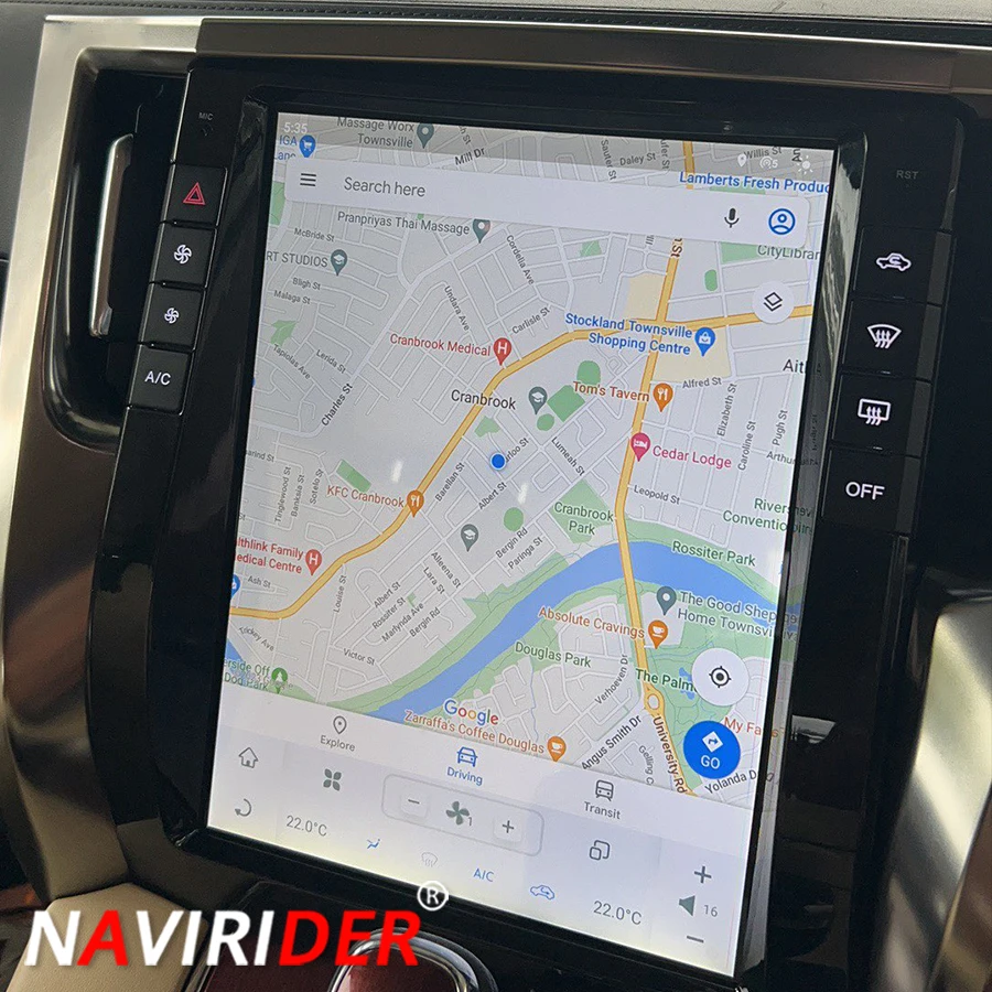 

13inch Android 13 Car Video Player For Toyota Alphard 30 2015 - 2019 Radio VELLFIRE Stereo Tesla Screen GPS Carplay Multimedia