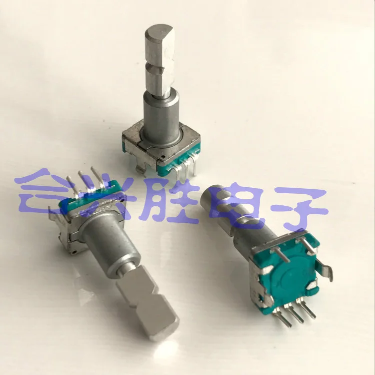 1 Piece EC11 Type Encoder Car Navigation Audio Volume Adjustment Switch 30 Positioning Shaft Length 24MM